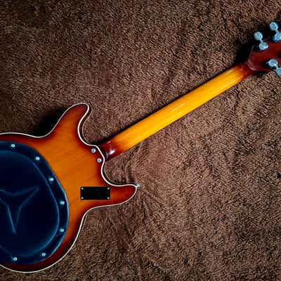 Extremely Rare Vintage 1972/73 Tokai Black Widow In Sunburst Made In Japan In Perfect Condition image 6