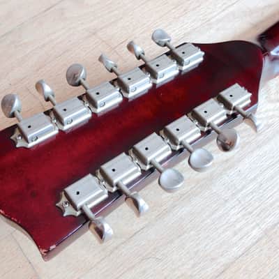 1970s Fernandes SG Lawsuit 12 String Vintage Electric Guitar Cherry Japan Burny image 5