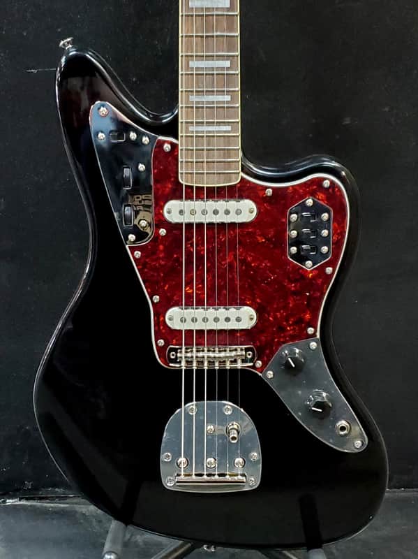 Squier Classic Vibe '70s Jaguar - Black w/FREE Pro Set Up image 1