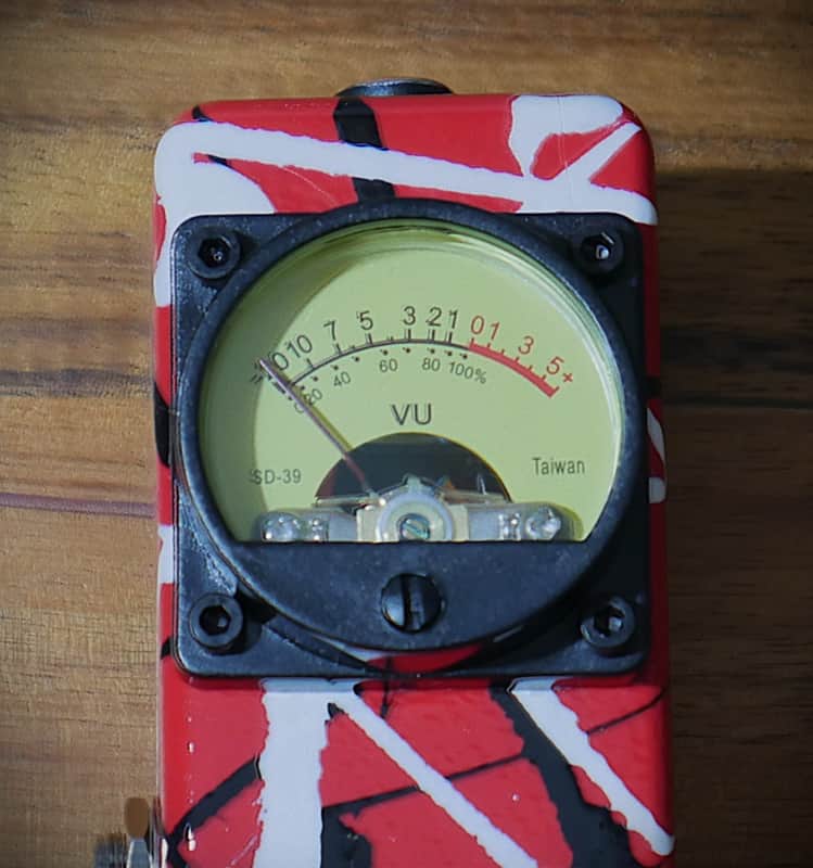 VU Meter Pedal – Signal Level Monitor – Pedalboard Utility image 1