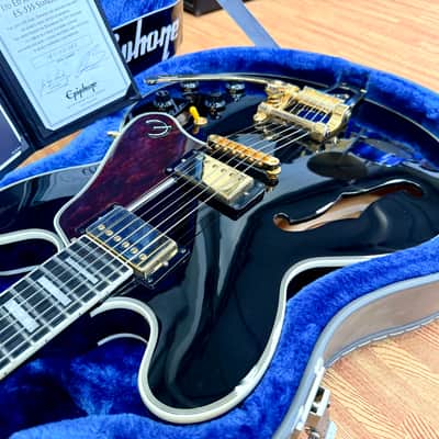 🔥2018🔥 Epiphone Joe Bonamassa ES-355 Limited Edition Black + OHSC & Signed COA image 5