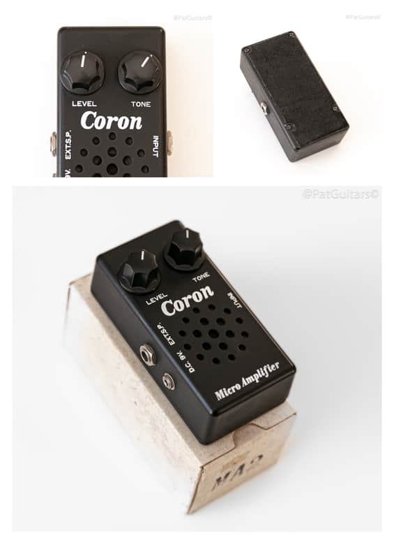Coron Micro Amplifier pedal with a speaker! Vintage 70s in Black MIJ image 1