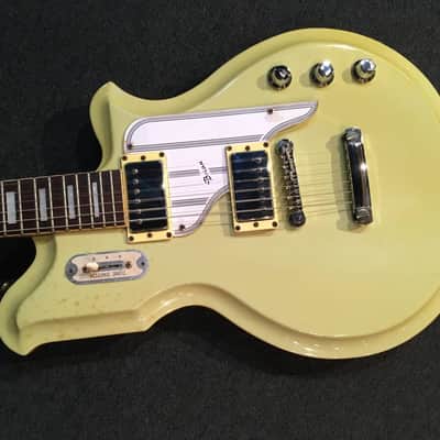 No.072825 Rare & Discontinued! Brian National Style Guitar Mint Green Easy-to-Play Vintage Oddball EX image 3