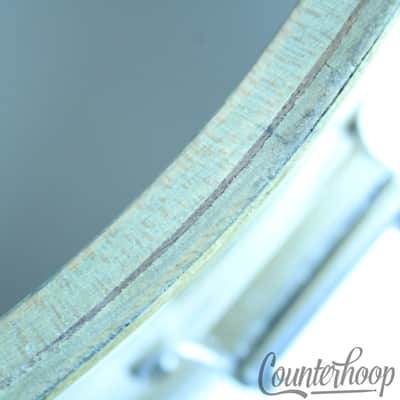 Slingerland 14x7"Snare Drum Natural Maple Student 8Lug Chicago USA 60s COB Brass image 14