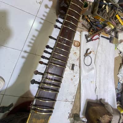 Heren Roy Vintage Rare Sitar, 75 yrs. Old Amazin sound, Ravi Shanker Style image 7