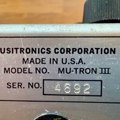 Musitronics Mu-Tron III 70er - Silber image 6