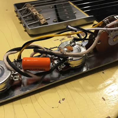 USA Relic Tele Style Electric Guitar Road Worn Yellow Nitro by Nate's Relic Guitars image 12