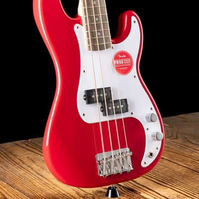 Squier Mini Precision Bass - Dakota Red - Free Shipping image 3