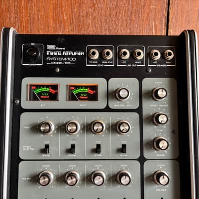 Roland System 100 Model 103 Mixing Amplifier Module w/ box image 2