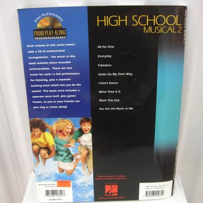 High School Musical 2 Piano Play-Along CD Vocal Guitar Sheet Music Song Book Songbook image 2