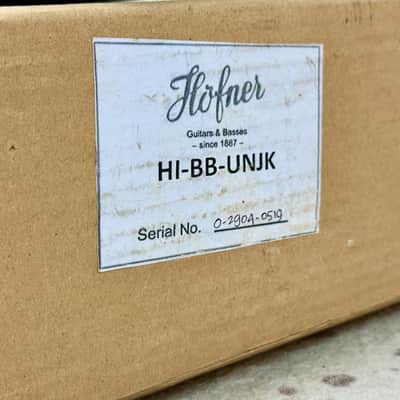 NOS Hofner HI-BB-UNJK Ignition Violin Bass with Union Jack UK Flag ~2014 image 11