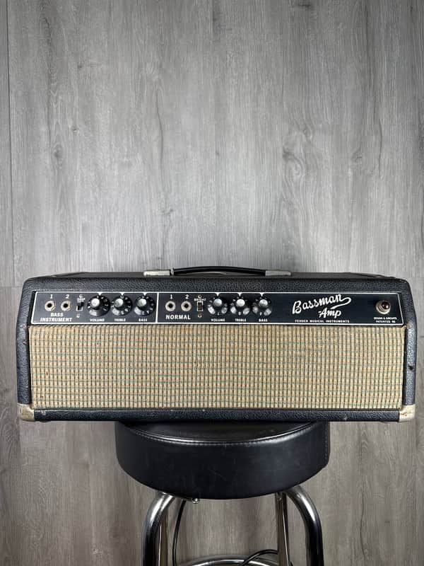 Fender Bassman Amp Head 1967 - Black Panel image 1