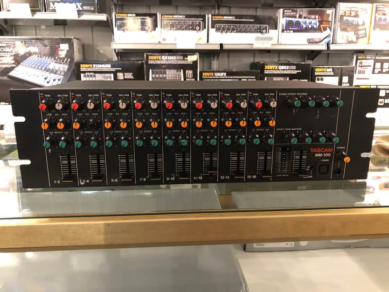 TASCAM MM-100 16-Channel Rackmount Line Mixer image 1