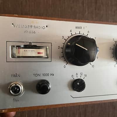 Sveriges Radio Hh 636 Germanium microphone preamp/mixer image 2