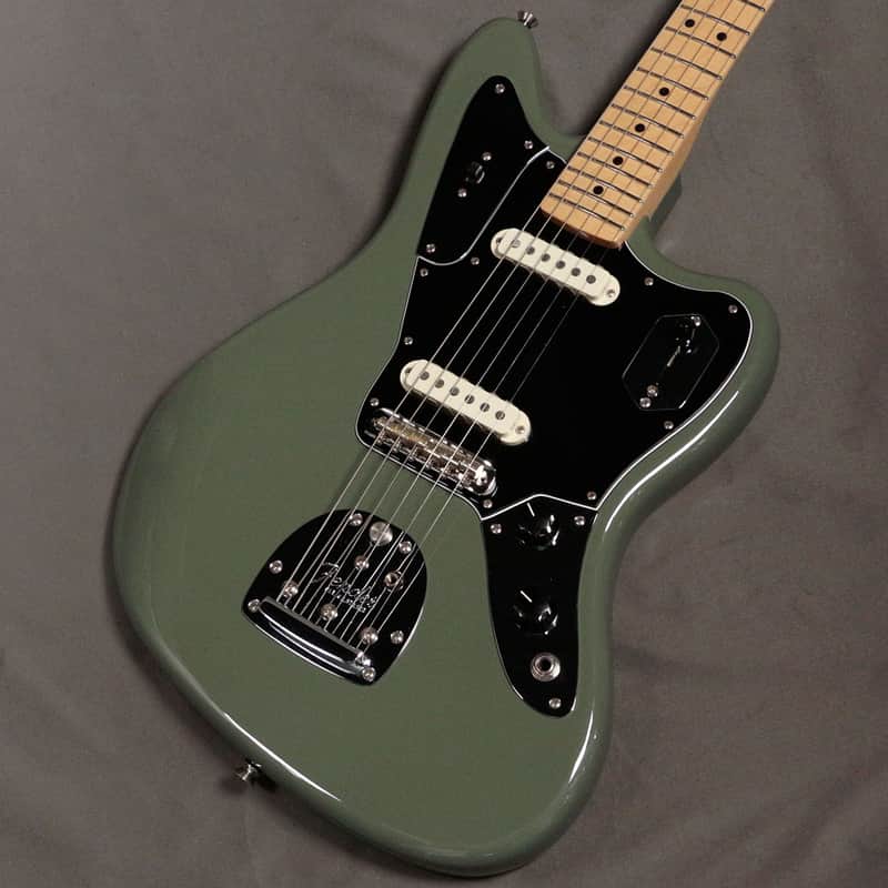 Fender American Professional Jaguar Antique olive (S/N:US17073147) (06/15) image 1