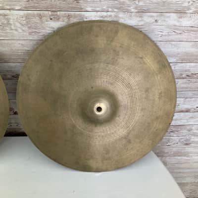 Used Zildjian 15" A. Zildjian '60s Stamp Hi-Hat Cymbals (Pair) image 4