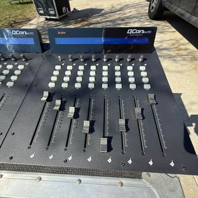Icon QCon EX G2 8-Channel DAW Control Surface Extender 2010s - Black image 2