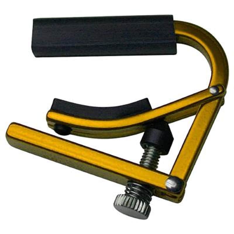 Shubb Shubb Lite L5-Gold Banjo Flat 1.5'' Capo Gold