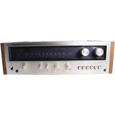 Trio KR-5400 AM FM Stereo Receiver Solid State Walnut Japan Tested image 2