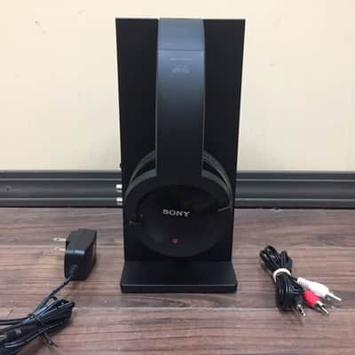 Sony MDR-RF985R Wireless Headphones & Transmitter Base TMR-RF985R with Cords image 1
