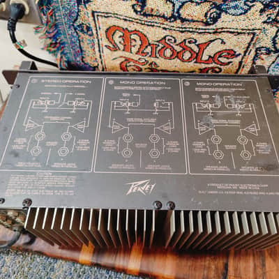 Peavey M-2600 Mark V Series Stereo Power Amplifier 1990s image 6