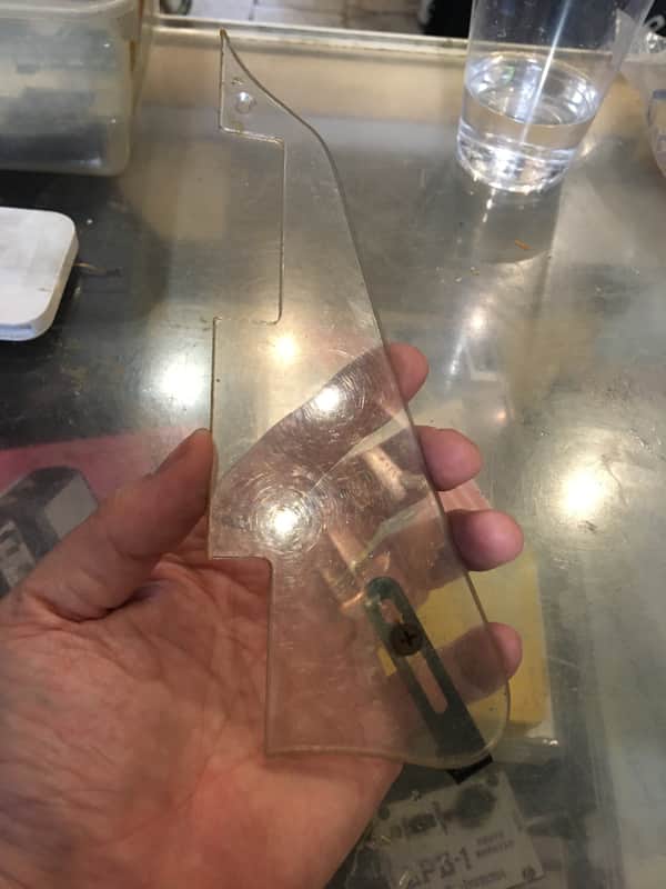 Generic Les Paul clear pickguard image 1