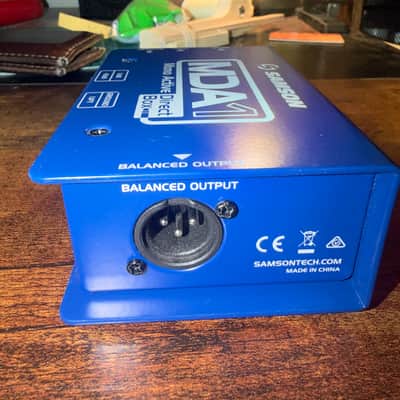 Samson MDA1 S-Max Series Mono Active Direct Box 2010s - Blue image 3