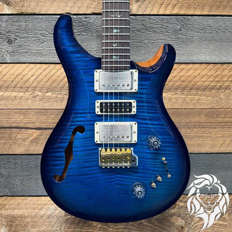 PRS Wood Library Special 22 Flame Neck Aquamarine Burst 0357527 image 1