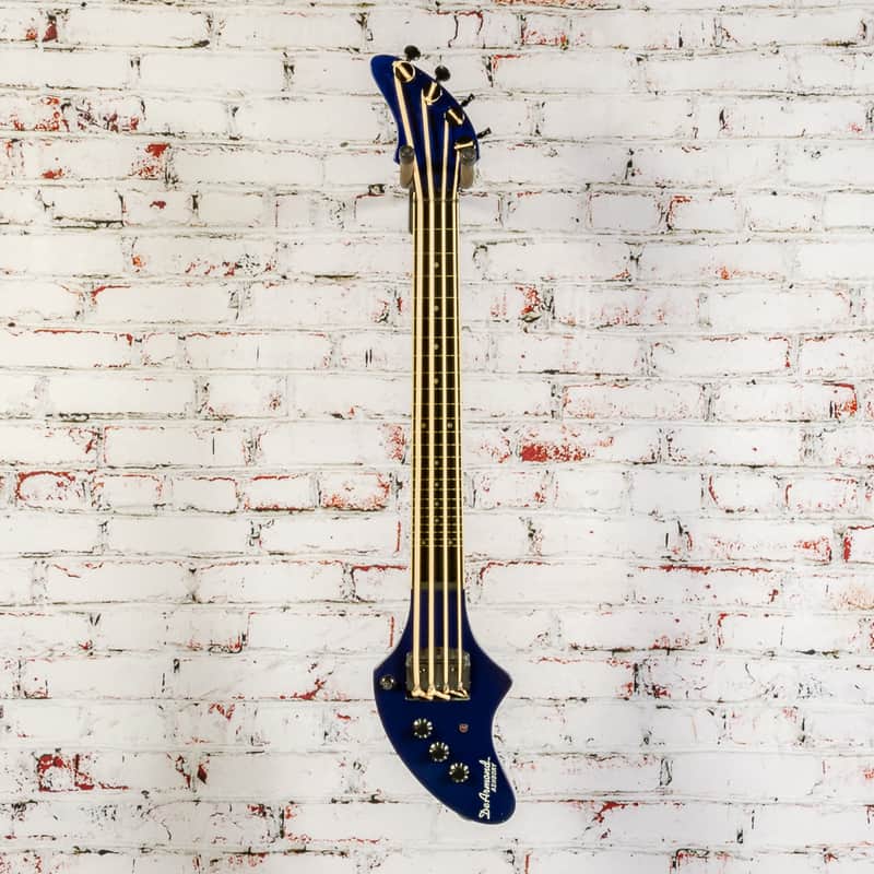 DeArmond - Ashbory Bass - Mini 4-String Electric Bass in Midnight