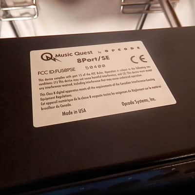 Music Quest MIDI Engine 8Port/SE 8 Port/SE MIDIEngine rack effect with power supply used image 5