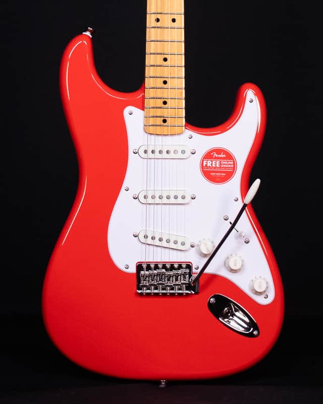 Squier Classic Vibe '50s Stratocaster, Maple FB, Fiesta Red image 1