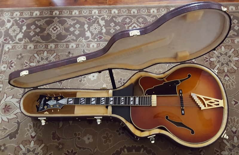 Rare Japanese Vestax D'Angelico NYL-4 New Yorker Archtop | Reverb