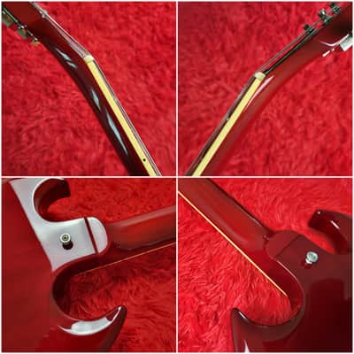 1998 Bacchus BSG-68V SG Standard - Vintage Series - Cherry  - All Original - Made In Japan MIJ image 15