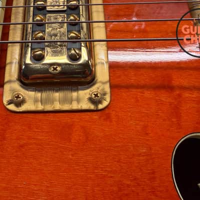 1990 Gretsch 6120W Nashville Western Orange MIJ Filter'Tron Bigsby OHSC image 15