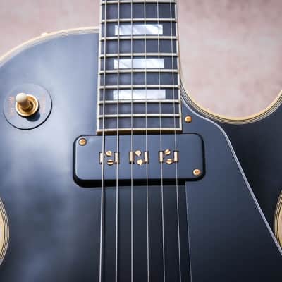 GIBSON USA Custom Shop '54 Reissue Les Paul Custom "Ebony + Ebony" (2024) image 5