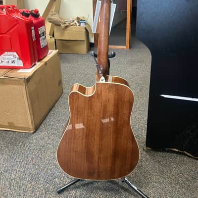 Washburn Heritage Series HD10SCE Acoustic-Electric Cutaway Dreadnought Guitar 2010s - Natural image 4