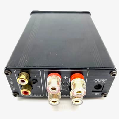 Used SMSL SA-50 Hi-Fi Stereo Amplifier for speakers with Power Adapter image 2