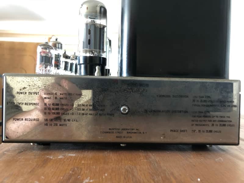 McIntosh MC240 40-Watt Mono Tube Power Amplifier image 4