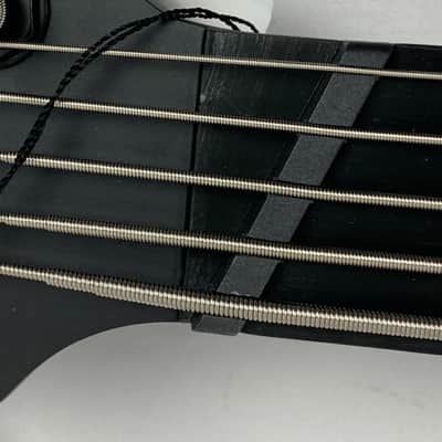 Ibanez SRMS625EX Iron Label Multi-Scale 5-String Bass Guitar Black Flat B-Stock image 22