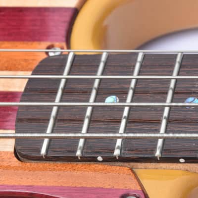 Ankh Instruments 4 string, Jazz Bass, Left Hand, Woodie 2022 Gold Metalic image 12