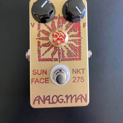 Analogman Sun Face Red Dot NKT-275 Germanium Fuzz with Sun Dial 2002 - 2015 Gold image 11