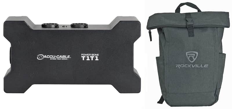 American DJ Power Bone T1T1 6 Port Power Supply 4 Edison+2 USB Outputs+Backpack image 1