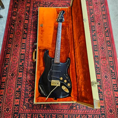 1980 Fender "The Strat" Black with matching headstock image 13