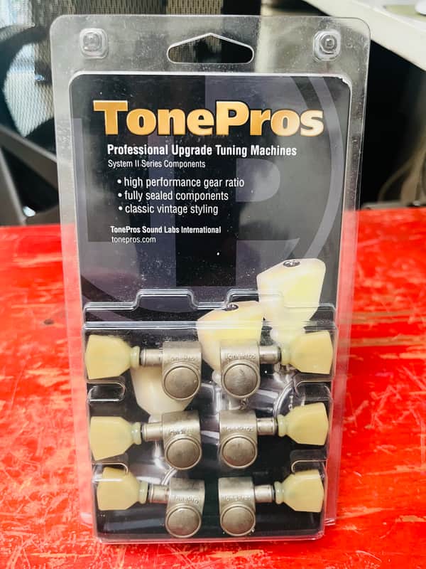 TonePros 3x3 Tuning Keys - Aged Nickel image 1