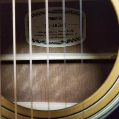 Yamaha FG402ms acoustic electric with Fishman Presys system image 8