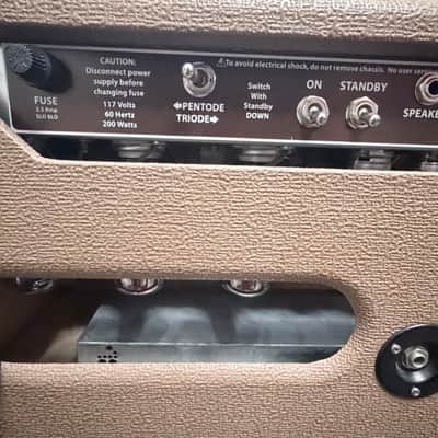 Bluetron Blueverb Hand Wired Tube Guitar Head 00’s - Brown Bild 9