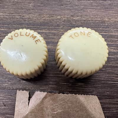 Harmony Cupcake Volume & Tone Knobs 60s rocket Stratotone image 4