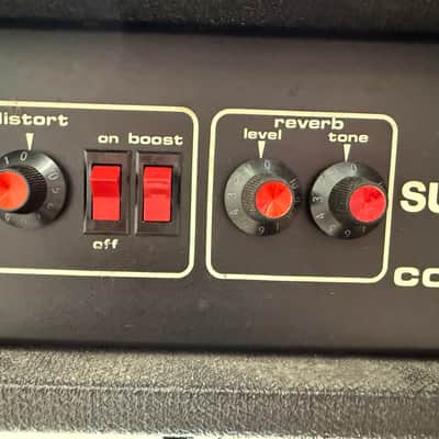 Sunn Concert Lead Guitar Amp Head 1970s - Black image 3