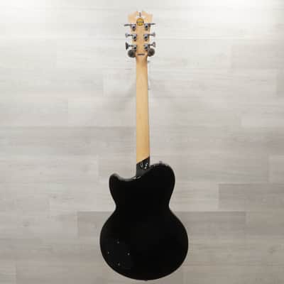D'angelico Premier Atlantic Electric Guitar - Black image 6