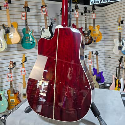 Takamine JJ325SRC John Jorgenson 6-String Acoustic-Electric - Gloss Red w/Gig Bag & PLEK*D #851 image 10